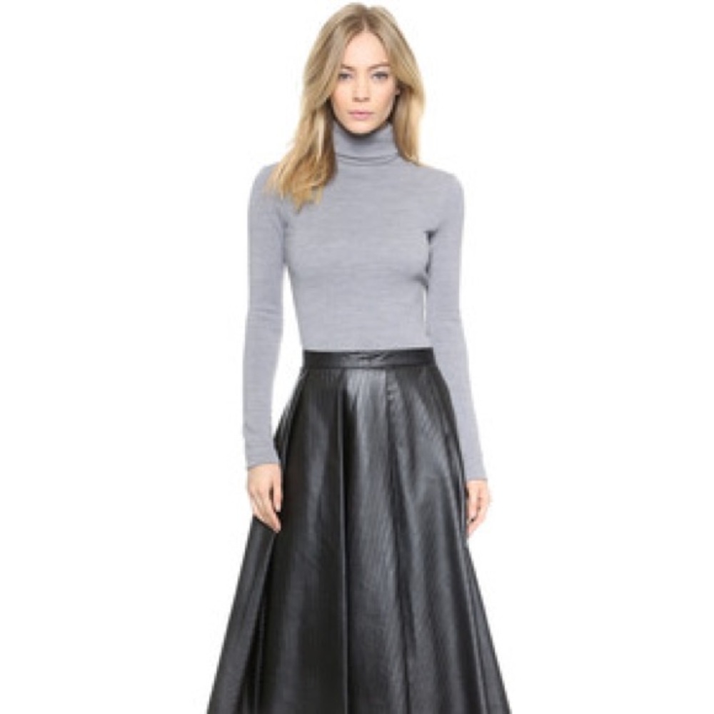 Grey turtleneck