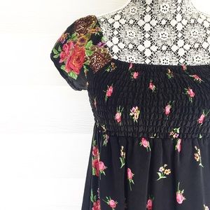 Ecoté floral babydoll dress 💐