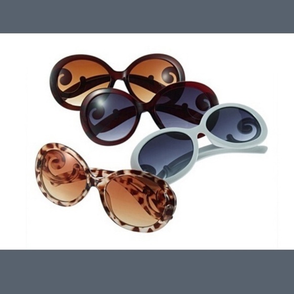 Retro Round Frame Sunglasses - Picture 2 of 7