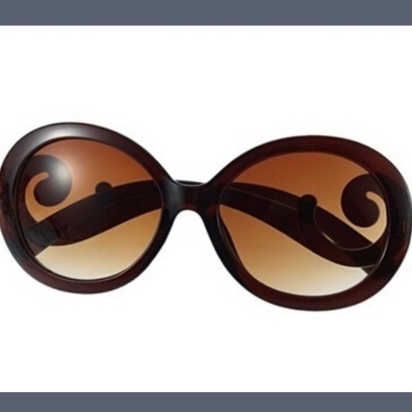 Retro Round Frame Sunglasses - Picture 6 of 7