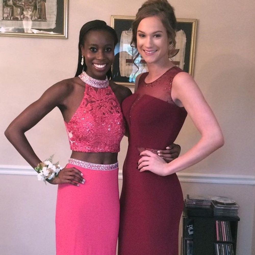 Prom dress (maroon)