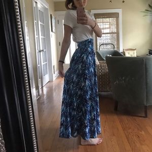 Pretty blue maxi skirt