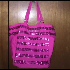 Victoria's Secrert pink sequined tote!