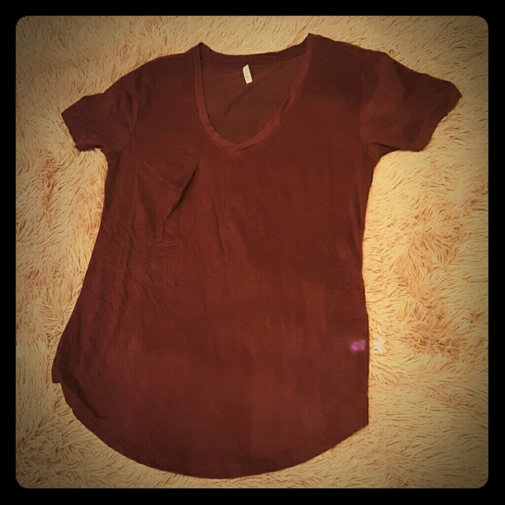 FLASH SALE Suede Pocket Tshirt