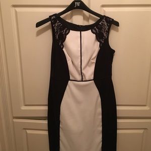 An Evening Cream Colored dress with Lace Detailing