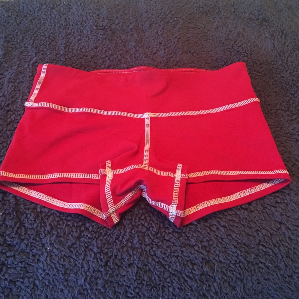 Red Fleo Crossfit Shorts