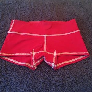 Red Fleo Crossfit Shorts