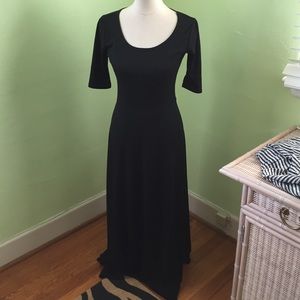 LuLaRoe Ana Dress S Black. Worn once; EUC