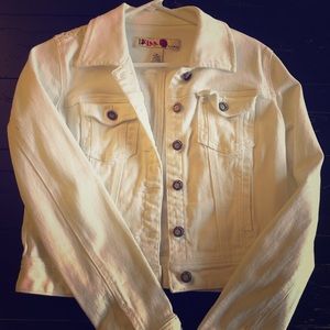 White denim jacket