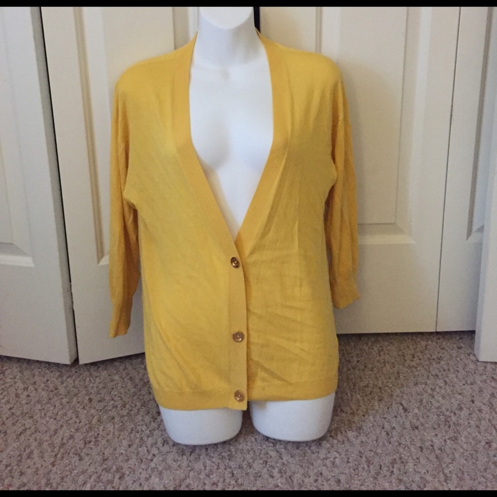 Juicy Couture Yellow Cardigan
