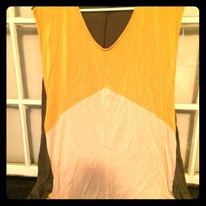 Tunic length sleeveless top