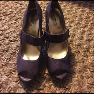 Michael Kors purple high heel. Women's 71/2