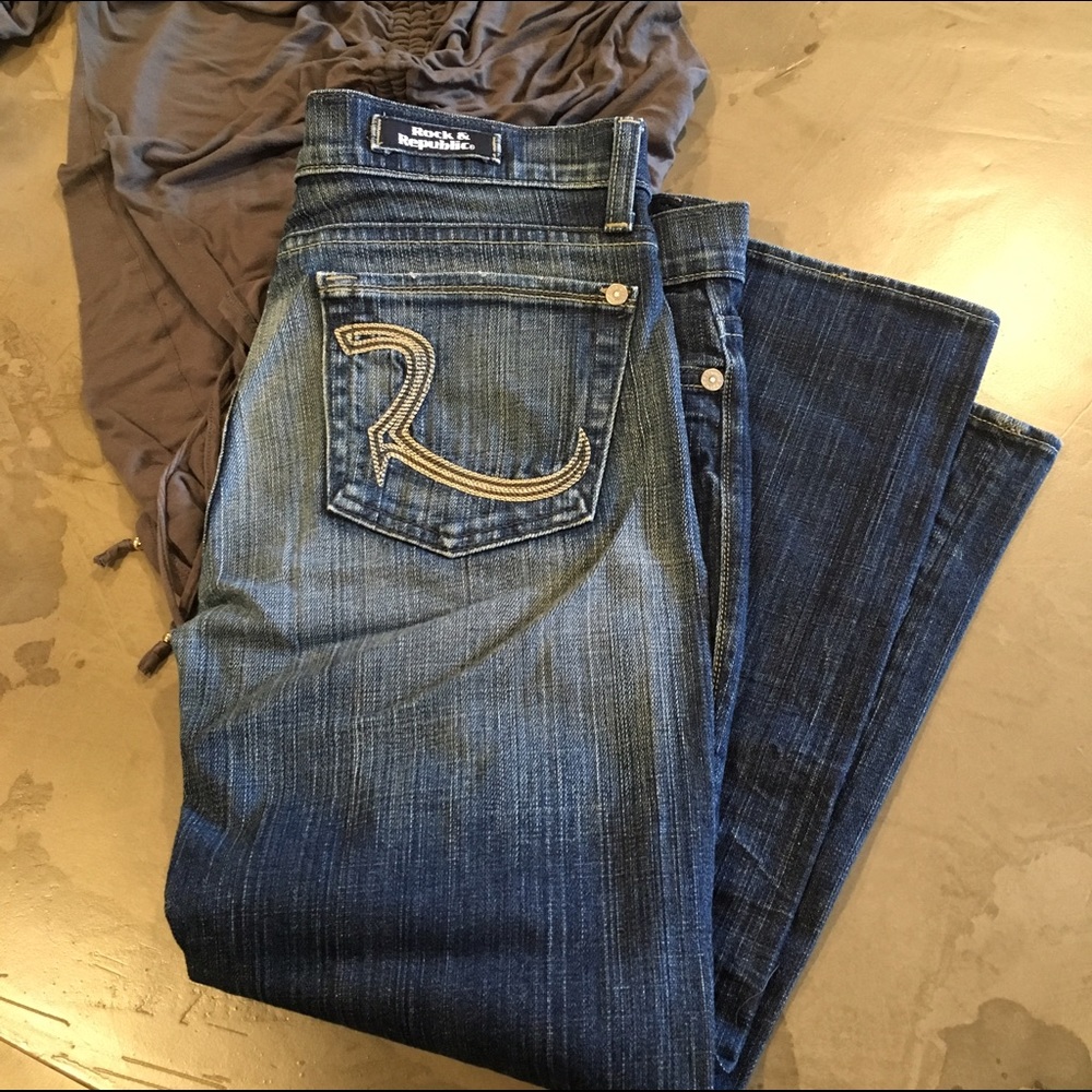 Rock & Republic crop jeans