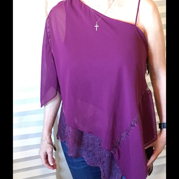 Jessica Simpson Tops - Asymmetrical Blouse