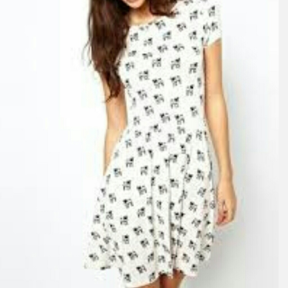 NWOT ASOS Pug Skater Dress