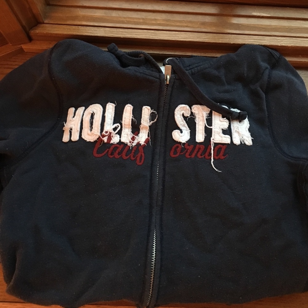 Hollister zip up hoodie