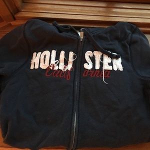Hollister zip up hoodie