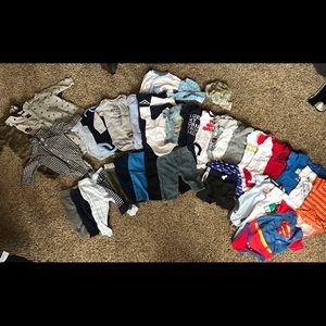 Baby Boy Clothes 0-3 months. (SELLING AS A LOT)