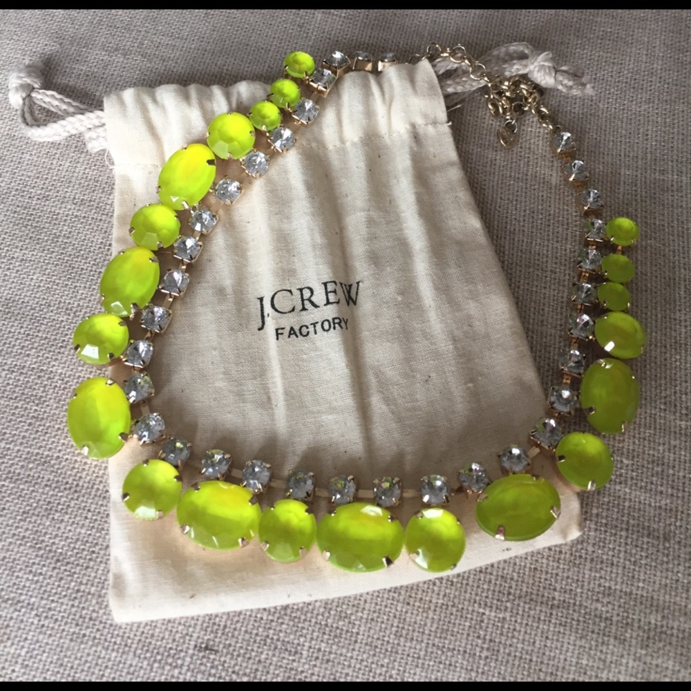 J. Crew Factory Neon Necklace