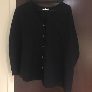 flowy button-down blouse