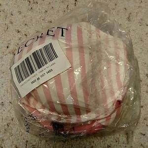 NWT PINK AND WHITE STRIPED Victoria's secret bra