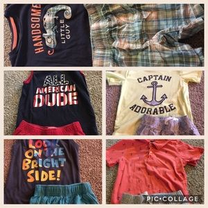 4T Boys Summer Outfit Lot