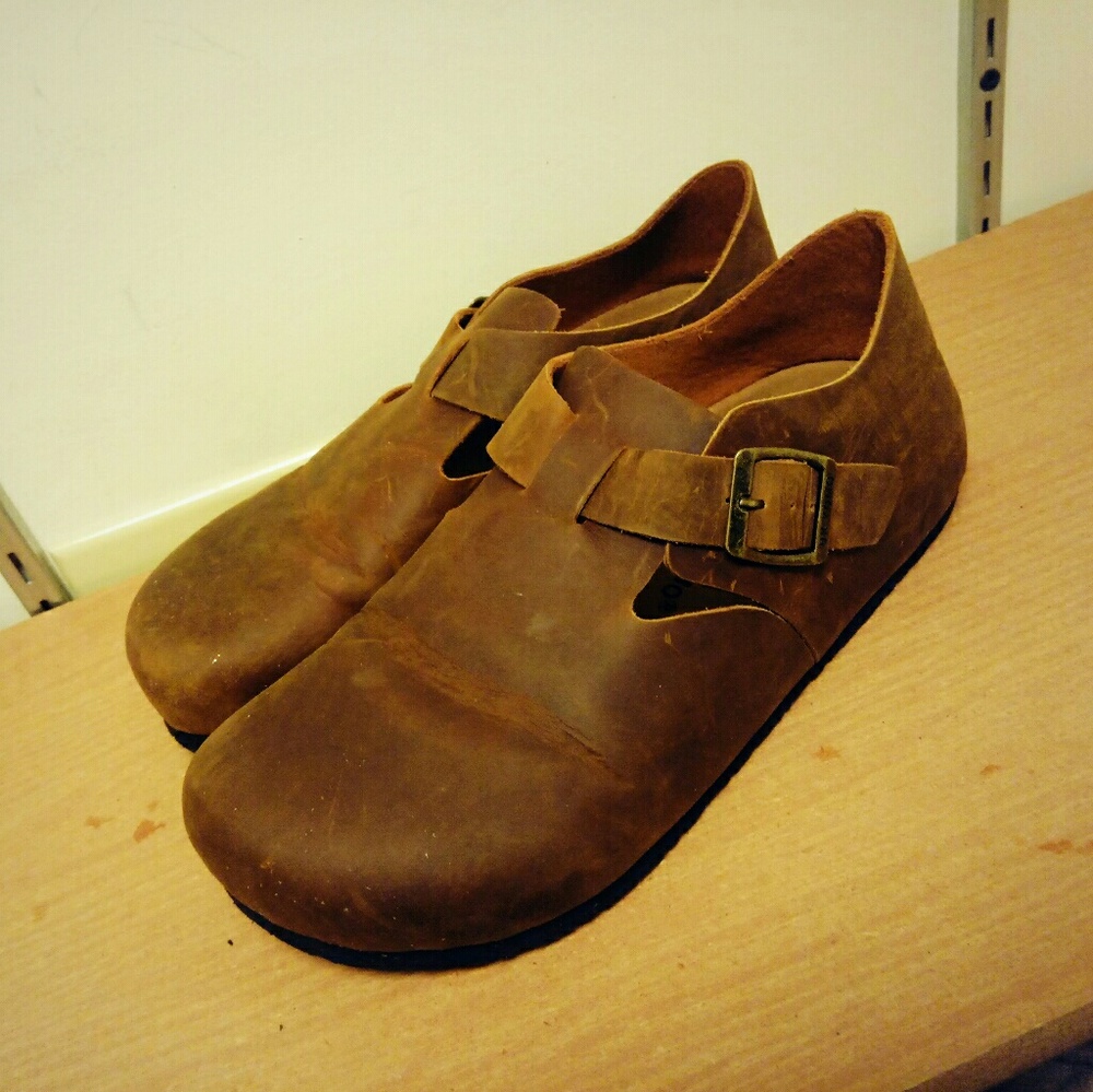 Birkenstock closed toe shoes