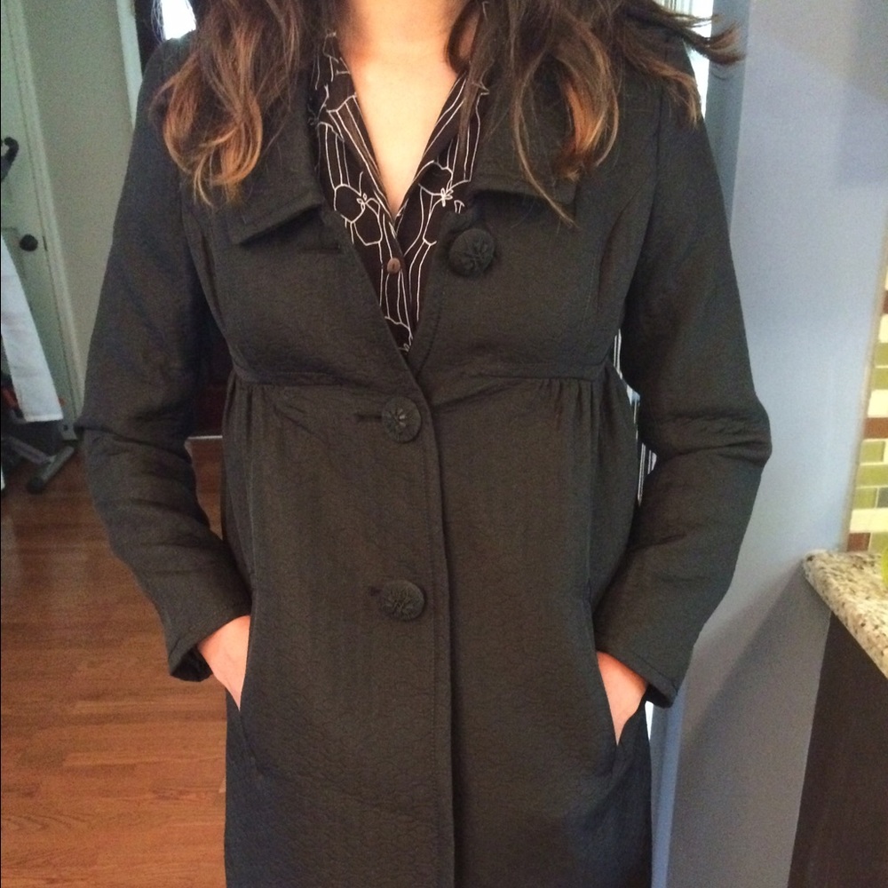 never worn Max Studio dress coat w/ empire waist