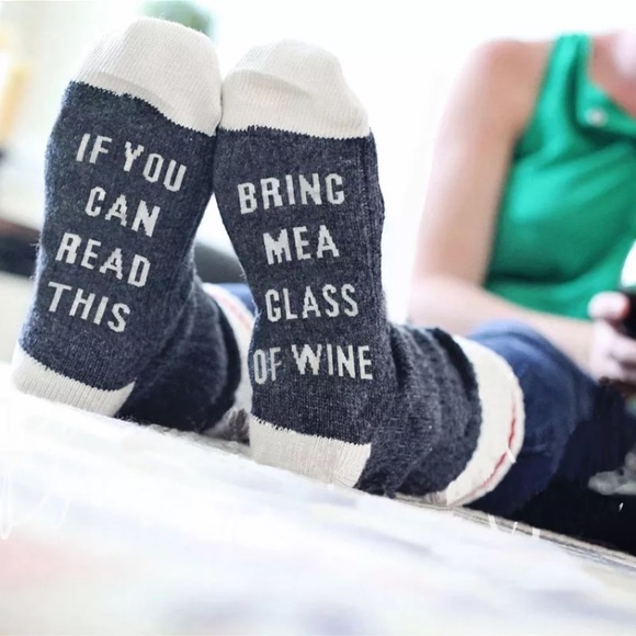 Bring Me Wine Socks - Picture 2 of 4