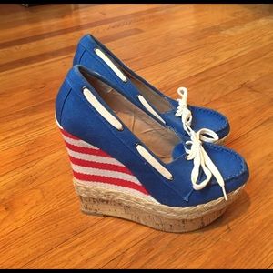 Penny Loves Kenny American wedges Sz 9.5