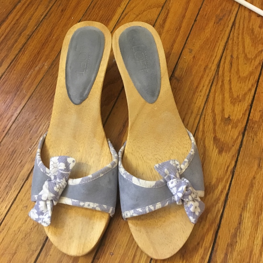 Ann Taylor Loft leather sandals
