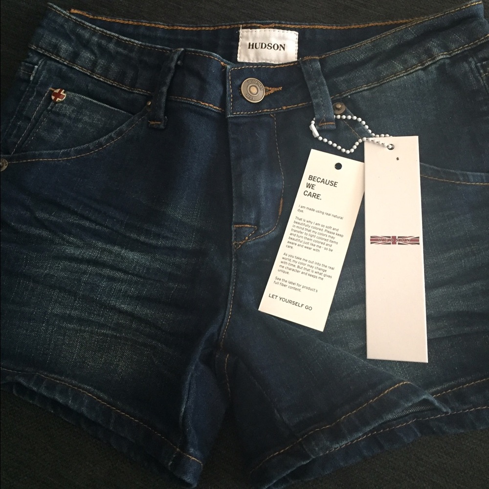 NWT Girls Hudson jean shorts size 14 juniors
