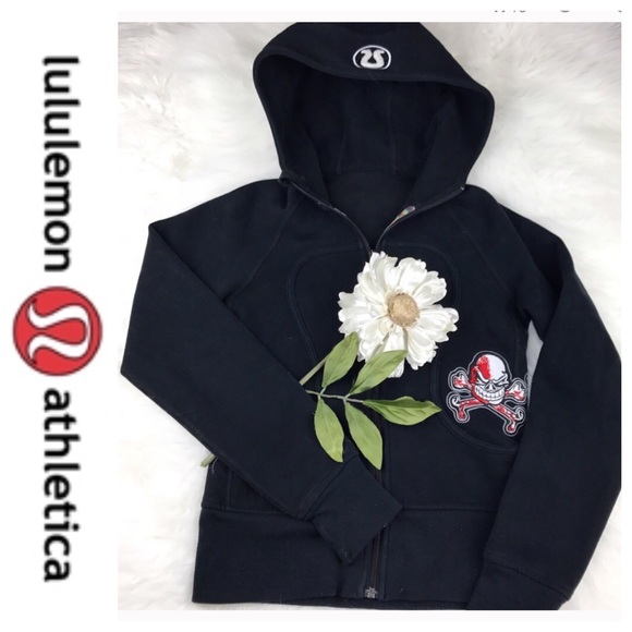 lululemon athletica Sweaters - 💕SALE💕Unique Lululemon Scuba Black Hoodie