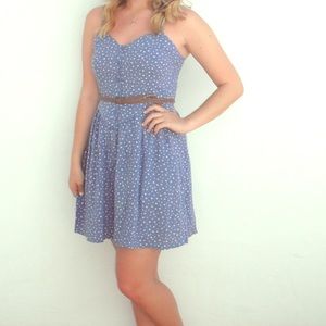 FINAL SALE -H&M polkadot print dress