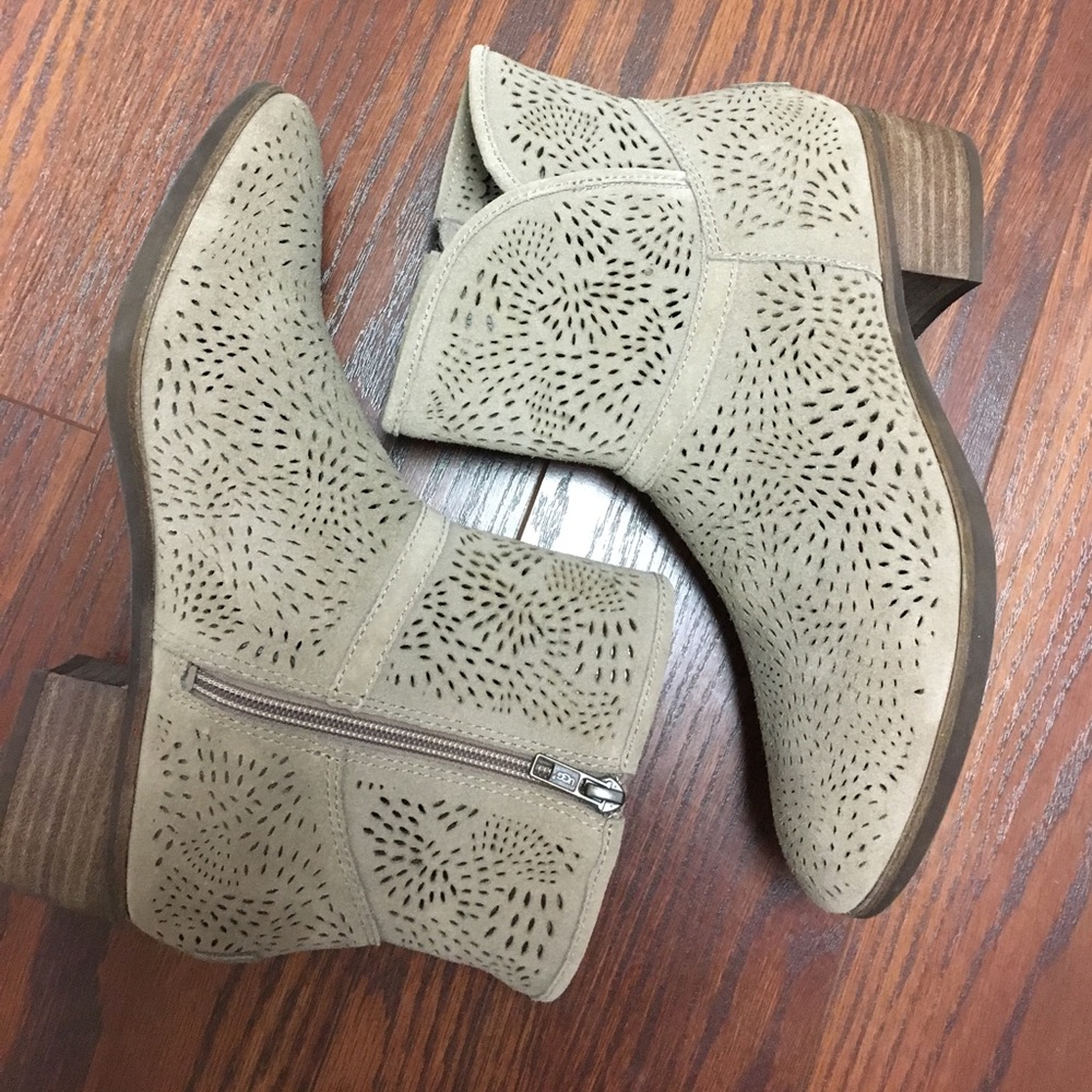 UGG Suede Perforated Boots