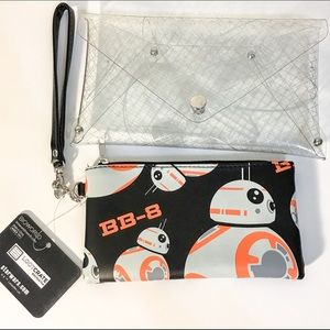 Loot crate exclusive BB8 2in1 clutch purse