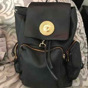 Versace Unisex Backpack made with Calf Leather