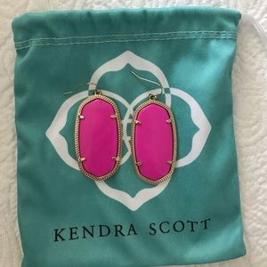 Danielle Hot Pink Earrings