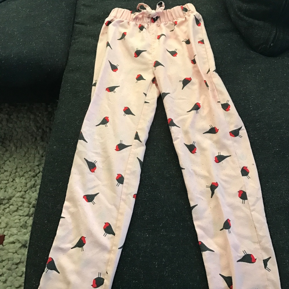 Super cute bird p.j bottoms!