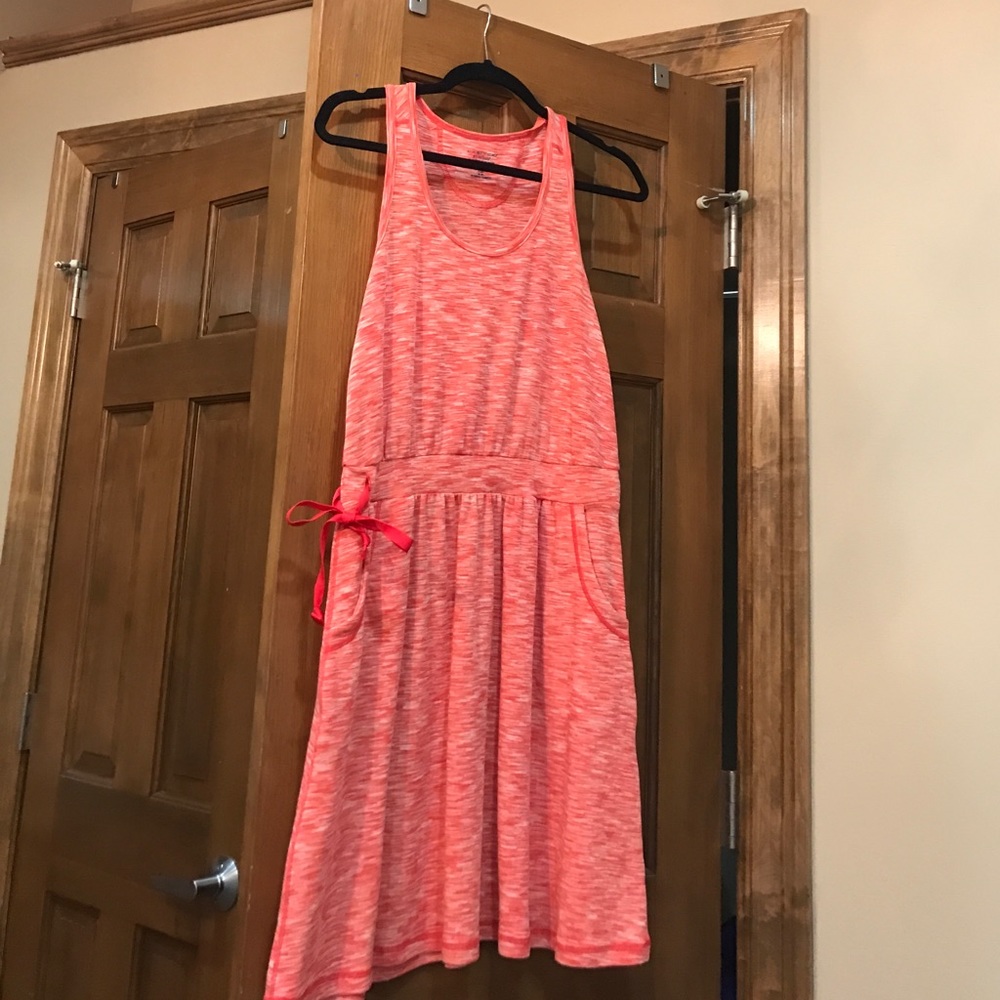 Orange, sun dress