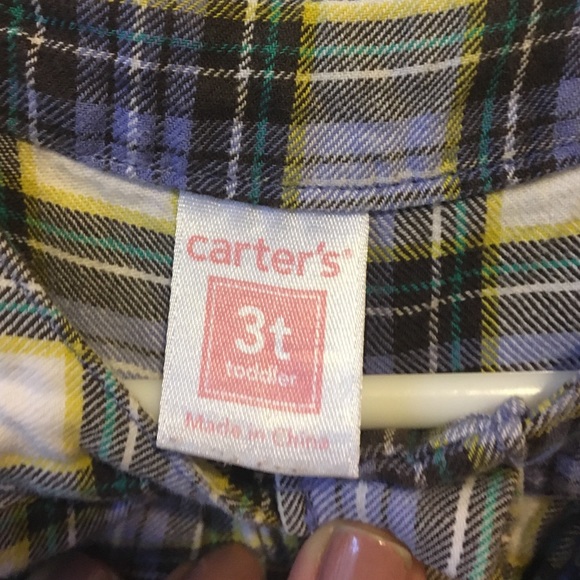 SOLD Toddler Girls Plaid Shirt - Picture 4 of 4