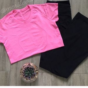 Hot pink run swiftly in like-new condition