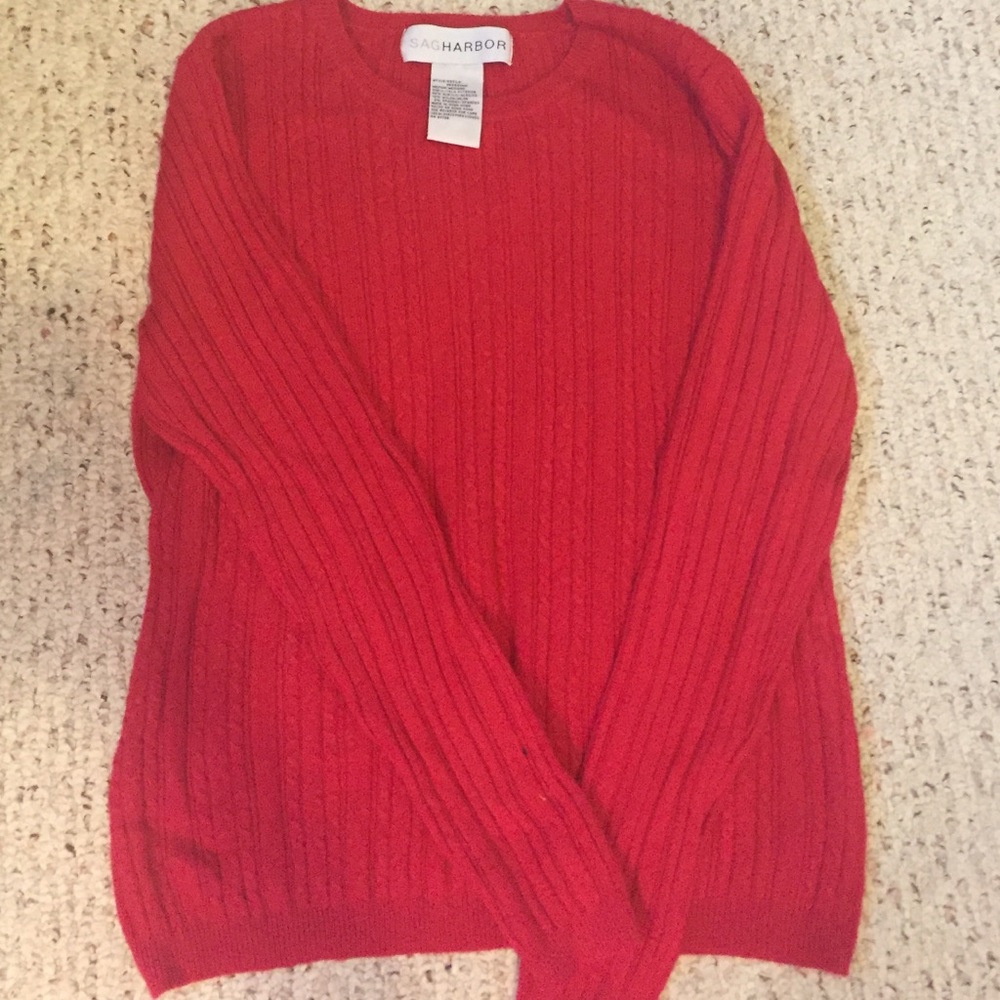 Red SagHarbor Sweater