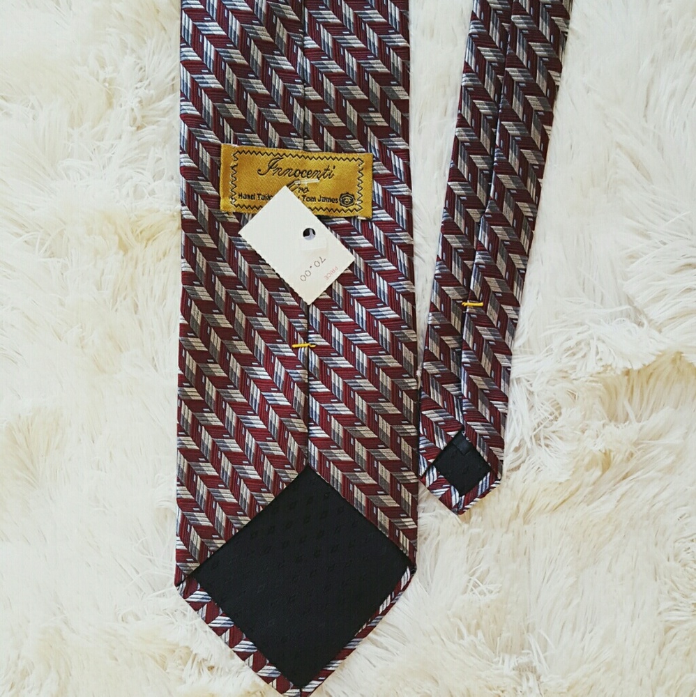 Men's Innocenti Oro Tailored by Tom James Silk Tie