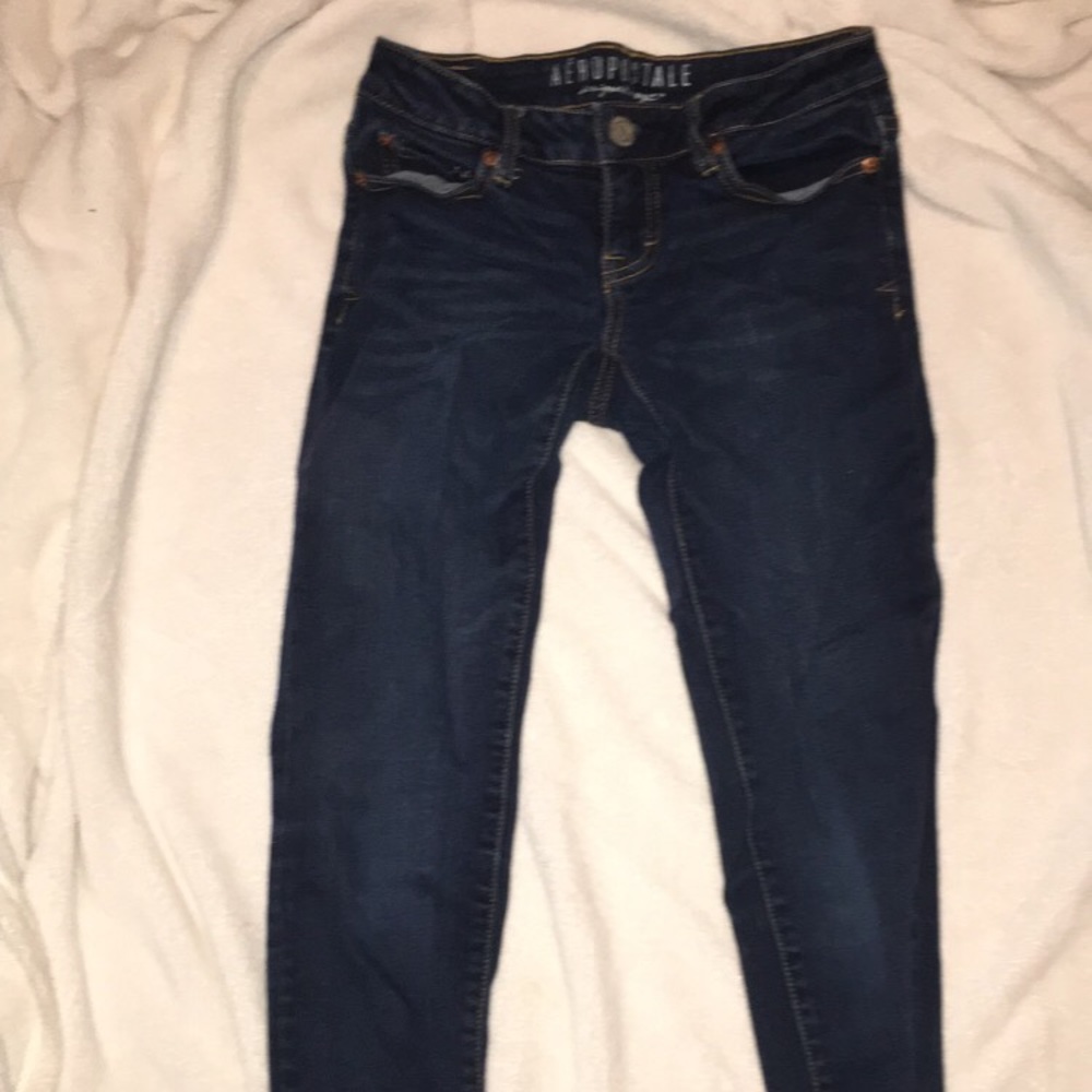 Dark wash aero jeans