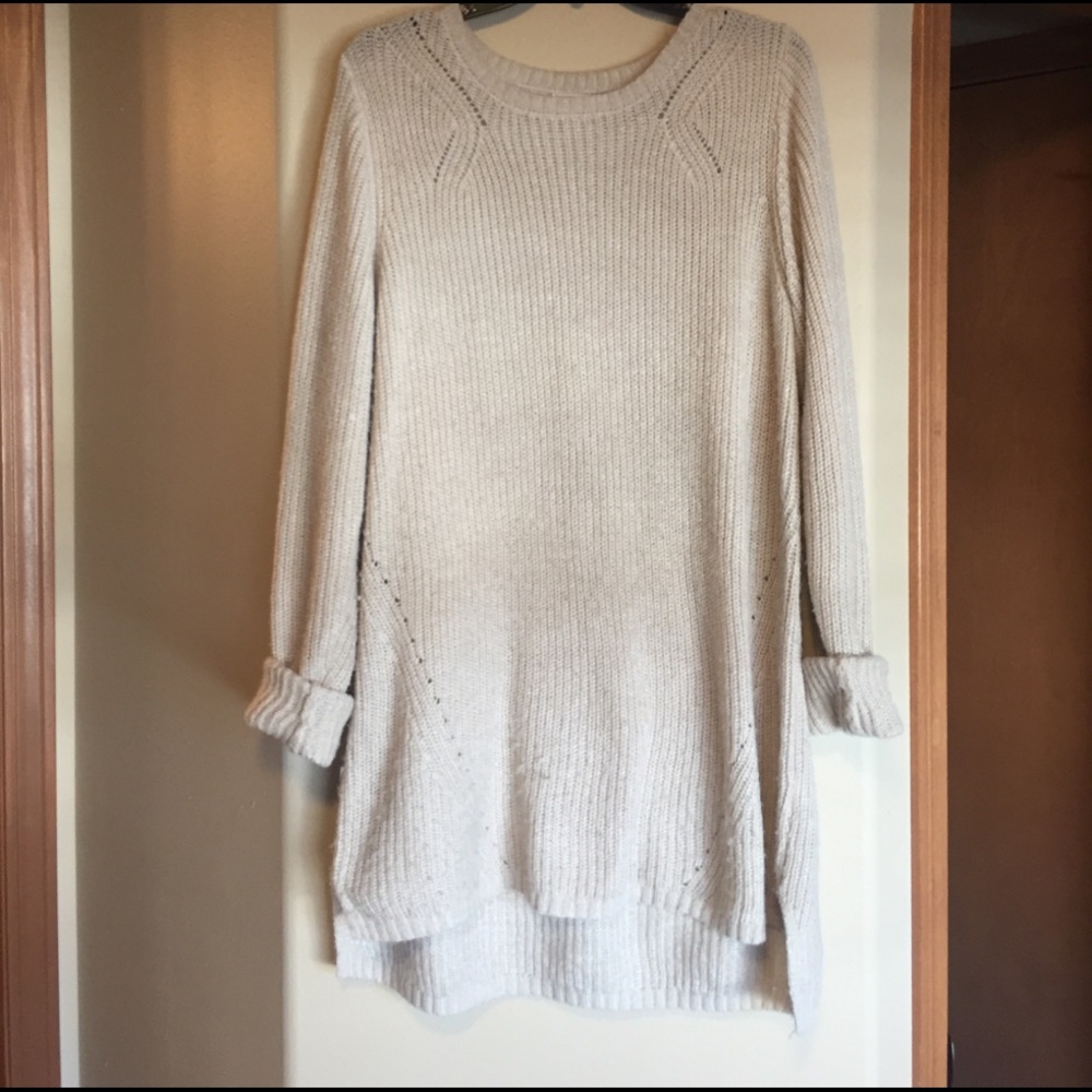 Oversized sweater tunic