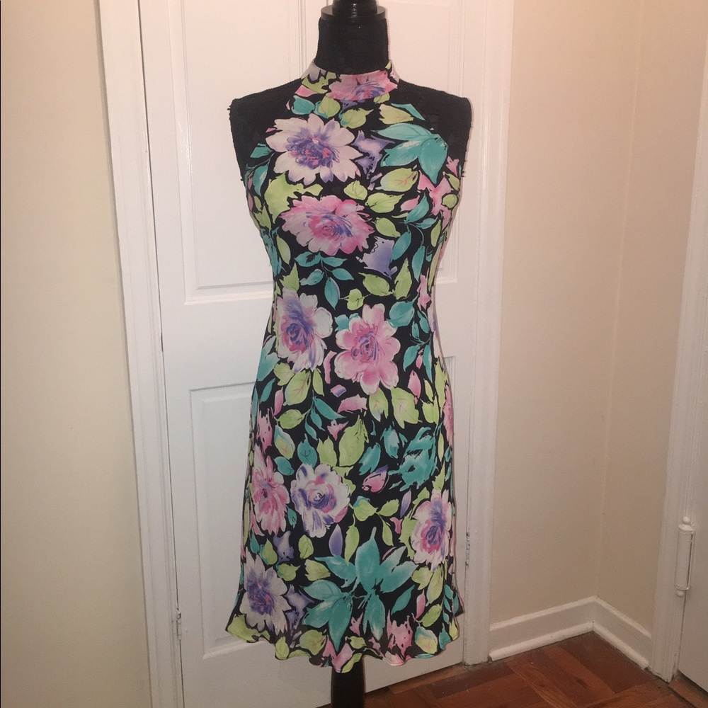 EUC Stunning Evan Picone Floral Dress