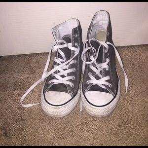 Grey Hightop Converse
