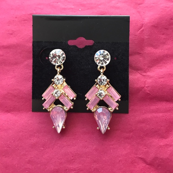 New Hand Made Crystal Statement Earrings - Picture 1 of 1