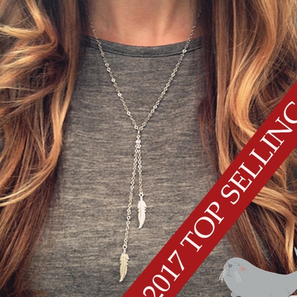 🔥Flash Sale! 🔥 Gold p leaf necklace - Picture 2 of 4